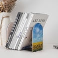 thumbnail image 6 of Lsque Blooming Sunflower Field Printed Wood Bookends,Non-Skid Bookend for Shelves,Heavy Duty Support Bookends,Non-Slip Foam Pads for Office, Home, and Library,1 Pair, 6 of 8