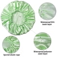 thumbnail image 2 of 4-Pack Reusable EVA Shower Caps with Double Waterproof Layers for Women's Hair Protection by SMILCO, 2 of 8