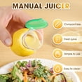 thumbnail image 4 of Handheld Lemon Squeezer, Manual Lemon Orange Juicer Squeezer, Hand Held Citrus Juicer and Lemon Pourer Lemon Squeezer Screw Top Manual Lime Juice with Lid Built-In Filter, 4 of 8