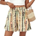thumbnail image 5 of PRETTYGARDEN Women's Flowy Shorts Summer Fashion Beach Vacation Clothes Casual High Waist Wide Leg Ruffle Shorts, 5 of 8