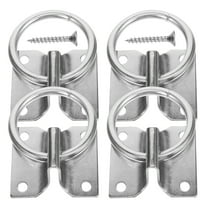 HERFIER 4pcs Tie Ring Safety Horse Tie Ring Horse Blocker Ring Horse Training Equipment 3.14x2.4x2.12in