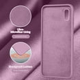 thumbnail image 5 of for iPhone XR Case, Soft Liquid Silicone Slim Rubber Full Body Protective iPhone XR Case Cover (with Soft Microfiber Lining) Design for iPhone XR - Lilac Purple, 5 of 14
