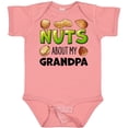 thumbnail image 3 of Inktastic Nuts About My Grandpa Peanut, Almond, Pistachio Boys or Girls Baby Bodysuit, 3 of 5