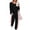 Black, variant on Shine Up Women 2 Piece Lounge Sets Striped Jogger Sets Fall Outfits Loose Sweatsuits with Pockets