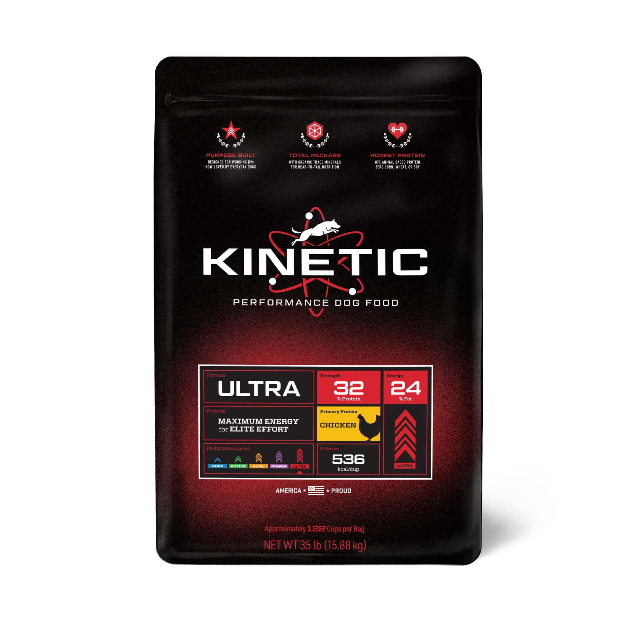 43902-Ultra 32K Kinetic Dog food 35 lb.