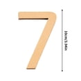 thumbnail image 1 of Tumotour 7CM Acrylic Number Plates For Elegant And Stylish Decor, 1 of 3