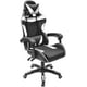 thumbnail image 1 of Silla Gamer Ergonómica Giratoria con Ángulo de Inclinación Máxima de 155 Grados Soporta hasta 110 Kilos Lumax Color Blanco con Negro, 1 of 8