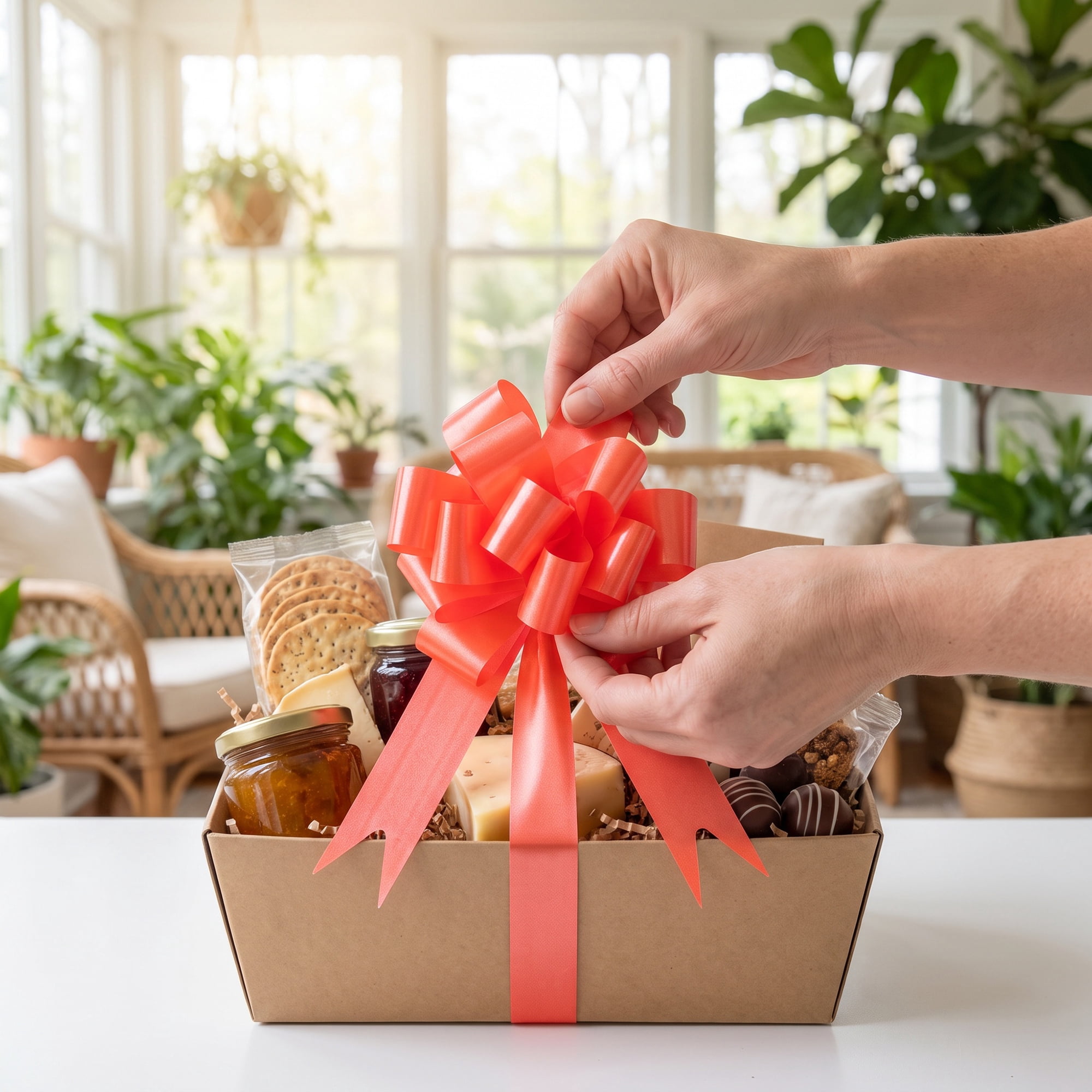 Unique Bargains Crush-Resistant Metallic Bows for Gift Wrapping and Decoration Red