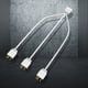 thumbnail image 3 of Cable Adaptador Conector Splitter ARGB 5V 3PIN 33 5 Cm para Computadora (1 A 3), 3 of 7