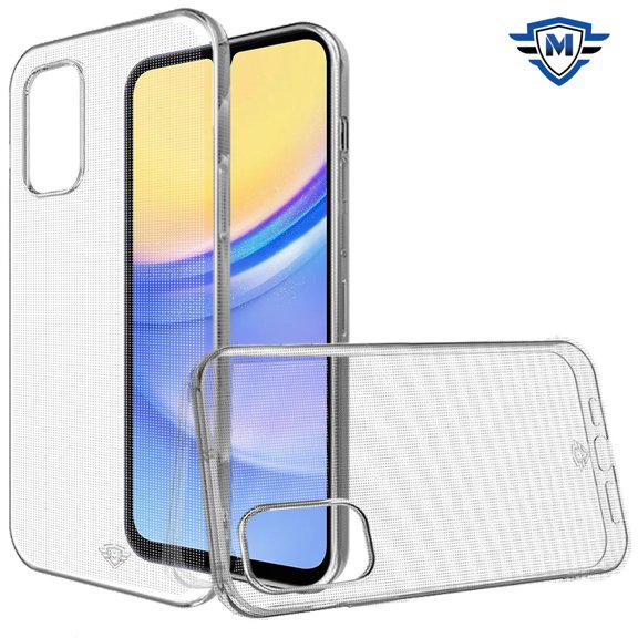 Designed for Samsung Galaxy A25 5G Premium Transparent Thick Hybrid TPU Rubber Silicone Gel Shockproof Corners Protective Slim Fit Phone Case Cover [Clear]