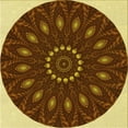 thumbnail image 1 of Ahgly Company Tapis de Zone Carré Transitionnel Lavable en Machine, 5 Pieds Carré, 1 of 7