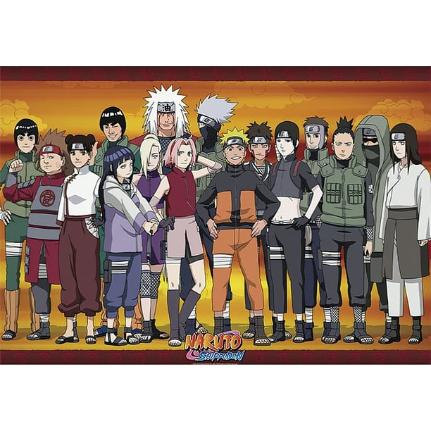 Naruto Shippuden Manga Anime Tv Show Poster Print All Characters Poster Poster Strip Set Walmart Com Walmart Com