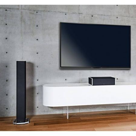 Definitive Technology - BP-9040 High Performance Home Theater Tower Speaker with Integrated 8” Powered Subwoofer - Black