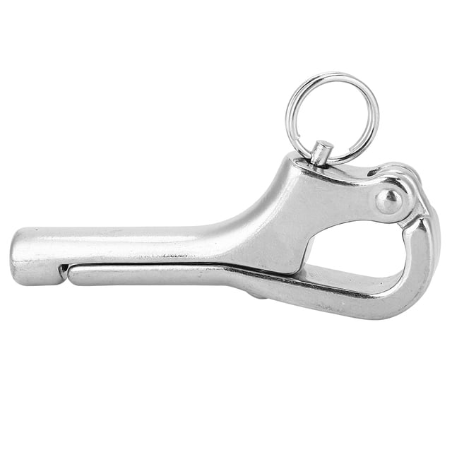 Sailing Grillete de liberación rápida de acero inoxidable – Gancho duradero para correa de yate de vela (4 pulgadas)
