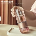 thumbnail image 4 of Hyasfey Glass Tea Infuser Double Layer Insulation Tea Maker Leak-proof Portable Travel Tea Cup with Filter Tea Water Separation Tea Bottle Gift for Tea Lovers, 4 of 7