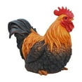 thumbnail image 3 of Hi-Line Gifts 16" Standing Rooster Outdoor Garden Statue, 3 of 5