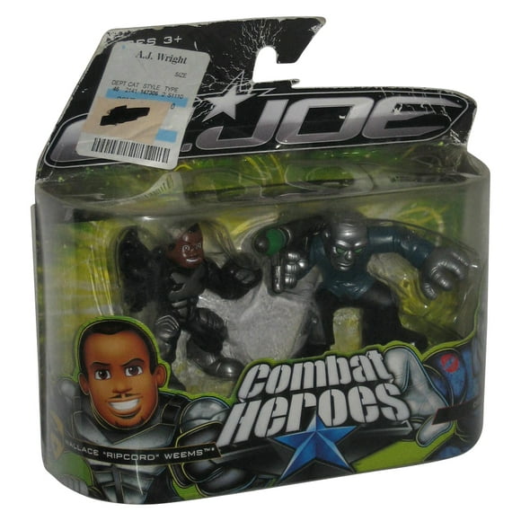 GI Joe Rise of Cobra Combat Heroes (2008) Wallace Ripcord Weems & Destro Figure 2-Pack