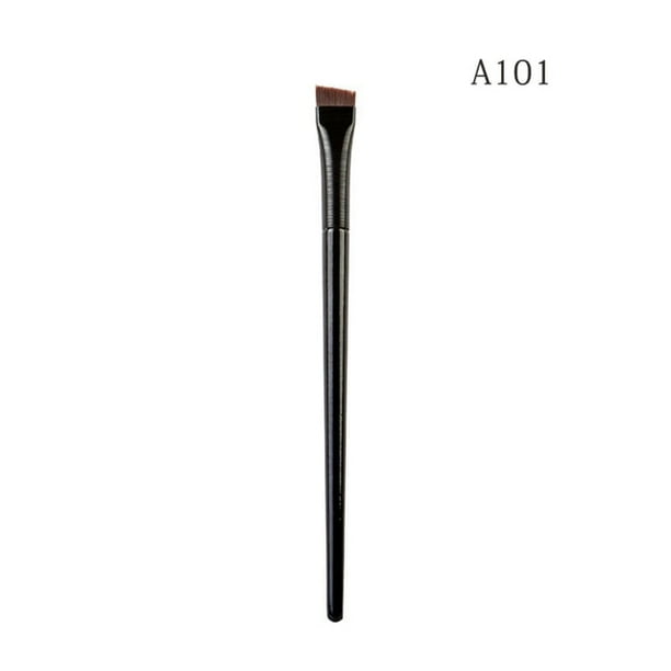 Nuevas brochas de maquillaje de hoja de 1/2 Uds., brocha fina en ángulo para cejas, brocha plana fina para delineador de ojos, delineador profesional, herramienta de maquillaje de belleza para cejas Dengxun unisex