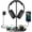 Dark Black, variant on Airpod Max Charger Stand with 15W Wireless Charger, 4 in 1 Headphone Stand Headset Holder for AirPods Max/Pro/iWatch/Vision Pro, iPhone 17/16/15/14/13/12/11/X for Desktop Gaming Holder