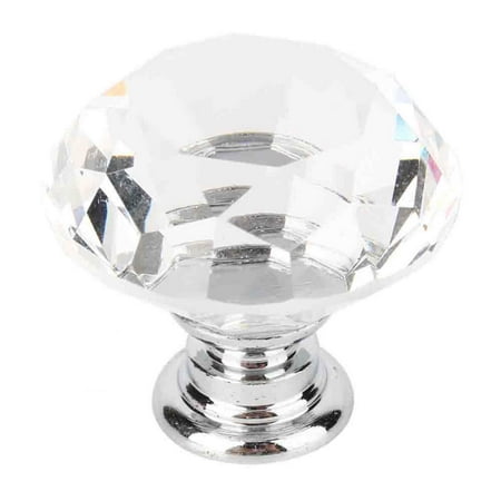 Tbest 10pcs Crystal Glass Cabinet Knobs Drawer Dresser Knobs