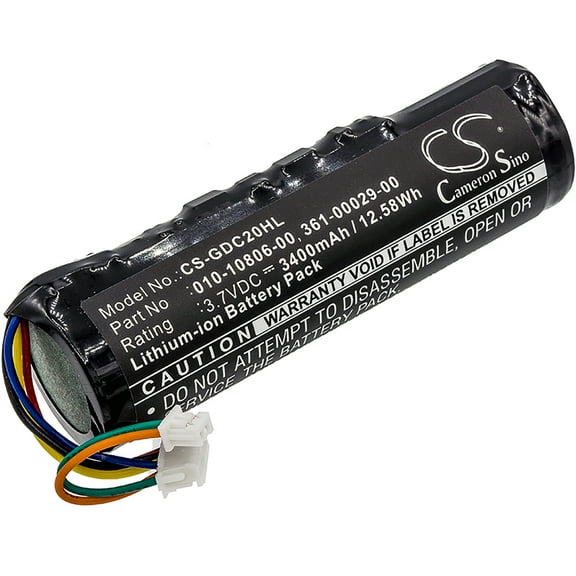 Battery for Garmin 010-10806-00 Astro System DC20 DC30 DC40 Tracking DC 20 3.4Ah