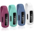 thumbnail image 1 of 4-Pack Clip Case Compatible with Fitbit Inspire 2, Soft Silicone Clip Clasp Accessory Replacement for Fitbit Inspire 2, 1 of 5