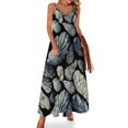 thumbnail image 1 of Nuevo vestido sin mangas con conchas de ostras vestidos de verano para mujer, 1 of 7