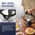 thumbnail image 2 of Elite Gourmet EKT-602 Electric BPA-Free Glass Kettle, Cordless 360&Acirc;&deg; Base, Stylish Blue LED Interior, Handy Auto Shut-Off Function &acirc;?? Quickly Boi, 2 of 8