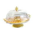 thumbnail image 5 of yotijay Cake Display Stand with Dome Cover Footed Cake Plate for Candy Donut Cookies B, 5 of 9