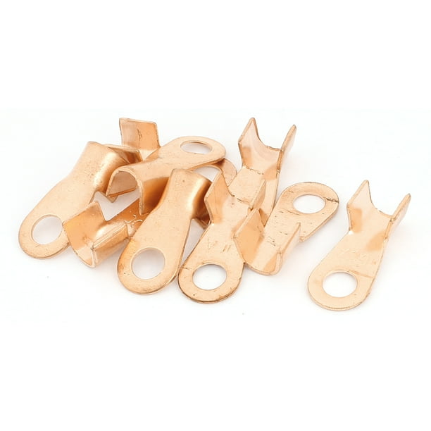 9 Pcs 100A Copper Lug Battery Cable Connector Terminal Jointing Sleeve