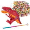 Fun Express Red T-Rex Dinosaur Party Piñata Kit 208 Pieces