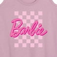 thumbnail image 3 of Barbie - Checkered Logo - Women's Racerback Tank Top, 3 of 5