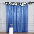 thumbnail image 5 of BalsaCircle 8 feet x 8 feet Royal Blue Sequin Backdrop Curtain Wedding Party Photobooth Decorations, 5 of 8