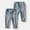 Z02-Light Blue, variant on Baggy Jeans for Boys 8-10 Elastic Waistband Pull-On Wide Leg Jeans Relaxed Fit Solid Color Casual Pants Back To School Clothes for Boys 10-12