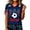 Dark Blue, variant on Soccer 2026 Shirt Women USA Football Soccer Jersey Game Day Ball Game T-Shirt Casual Host Sports Short Sleeve Graphic Tops Dark Blue M