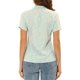 thumbnail image 3 of Blusa impresa de cuello con lazo para mujer de manga corta INSPIRE CHIC XS verde-floral, 3 of 6