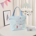 thumbnail image 1 of Ruunjoy kawaii sanrio bolsa de almuerzo de gran capacidad anime kawaii Kuromi Mymelody Cinnamoroll bolso de lona para mujer bolsas de almuerzo, 1 of 4