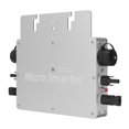 thumbnail image 1 of Solar Microinverter, Easy To Install 700W IP65 Water Proof Grid Tie Micro Inverter High Efficiency  For Home Silver EU Plug, 1 of 8