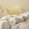 thumbnail image 3 of Hiroekza 4-Layer Cotton Gauze Pillowcase with Snap Button - Soft, Skin-friendly & Hair-friendly & Easy Care Yellow, 3 of 5