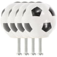 thumbnail image 4 of FRCOLOR 4 Pcs Retro Football Ceramic Handle Decorative Knobs Child 3.50X3.50X3.50CM, 4 of 8