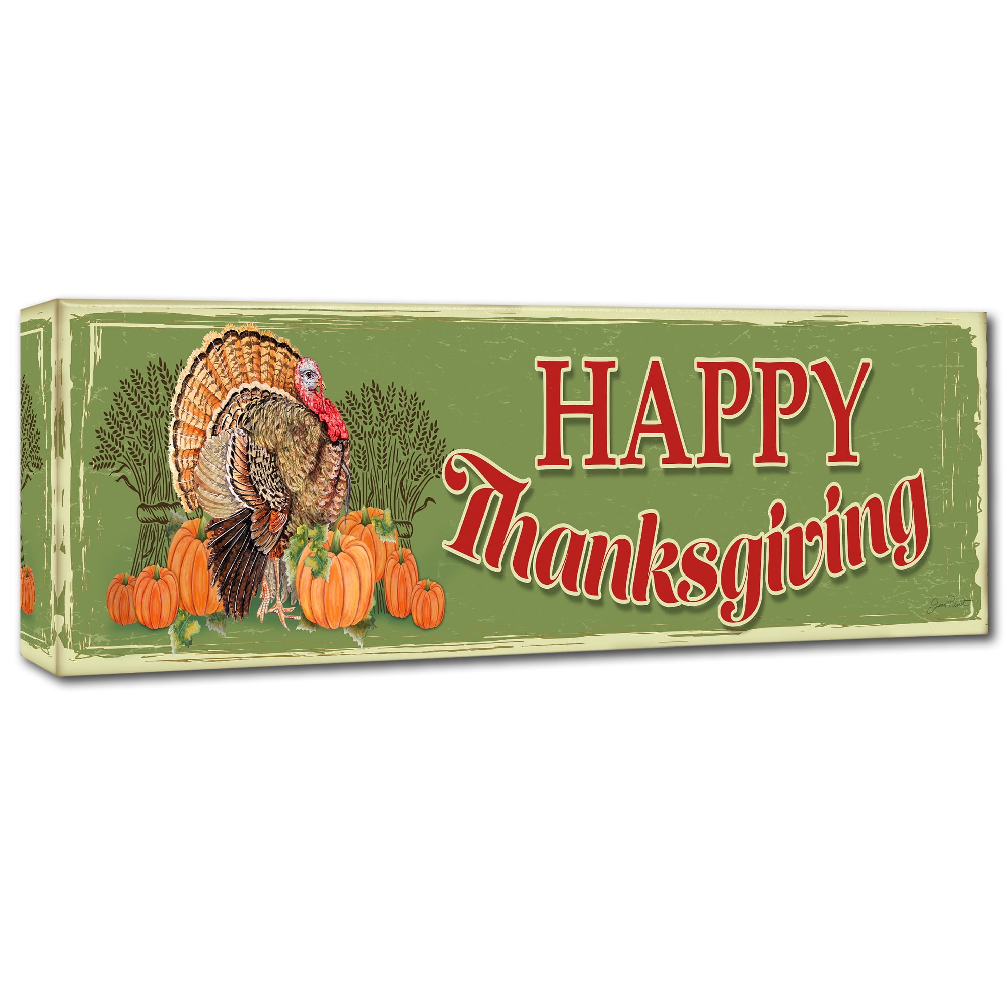 Trademark Fine Art 'Thanksgiving 2' Canvas Art by Jean Plout