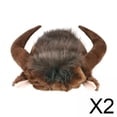 thumbnail image 1 of 2 Sombreros Divertidos De Buey Para Mascotas, Disfraz Para Regalo De Cumpleaños De Mascotas, Fiesta Temática De Cumpleaños Festiva L, 1 of 8