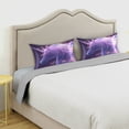 thumbnail image 3 of Satin Pillowcase Envelope Closure Pillow Cover Wrinkle-Resistant & Vibrant Print Unicorn with Rainbow Mane, 3 of 7