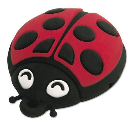 UPC 034707991996 product image for Memorex 32-0200-3205-1 Memorex Fun Series USB 2.0 Flash Drive, Ladybug, 8 GB | upcitemdb.com