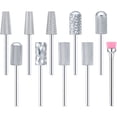 thumbnail image 1 of Juego de brocas para uñas Honoson Cuticle, carburo de tungsteno, 10 unidades, 1 of 8