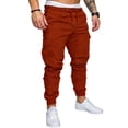 thumbnail image 5 of Men's Woven Fabric Casual Pants Drawstring Pants, 5 of 11