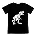thumbnail image 5 of Jhhlsf Boys Matching Sets Dinosaur Print Short Sleeve T Shirt Shorts Casual School Athletic Fall Clothes, 5 of 5