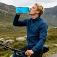 thumbnail image 5 of Collapsible Reusable Leakproof Foldable Water Bottle with Clasp for Outdoor Sports Camping Traveling Biking(Blue,700ML / 23.7Oz), 5 of 5