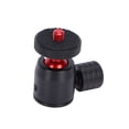 thumbnail image 2 of Ball Head With Hot Shoe Mount Adapter, Mini Ball Head Mini Ball Head With Cold Shoe  For Camera Replacement For Monopod Black Ball,Red Ball,Silver Ball, 2 of 8