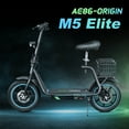 Electric Scooter with Seat M5 AE86, 500W Powerful Motor up to 22 Miles